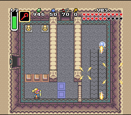 Un nuovo utilizzo per lo Scettro di Somaria. Soluce de Zelda 3 a Link to the Past sur Super Nes : La Torre di Ganon (gba, Snes, super nintendo)