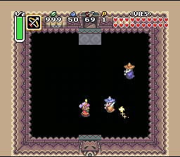 Maghi-scheletro con una vita limitata. Soluce de Zelda 3 a Link to the Past sur Super Nes : La Torre di Ganon (gba, Snes, super nintendo)